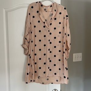Blush/tan long sleeve dress, never worn